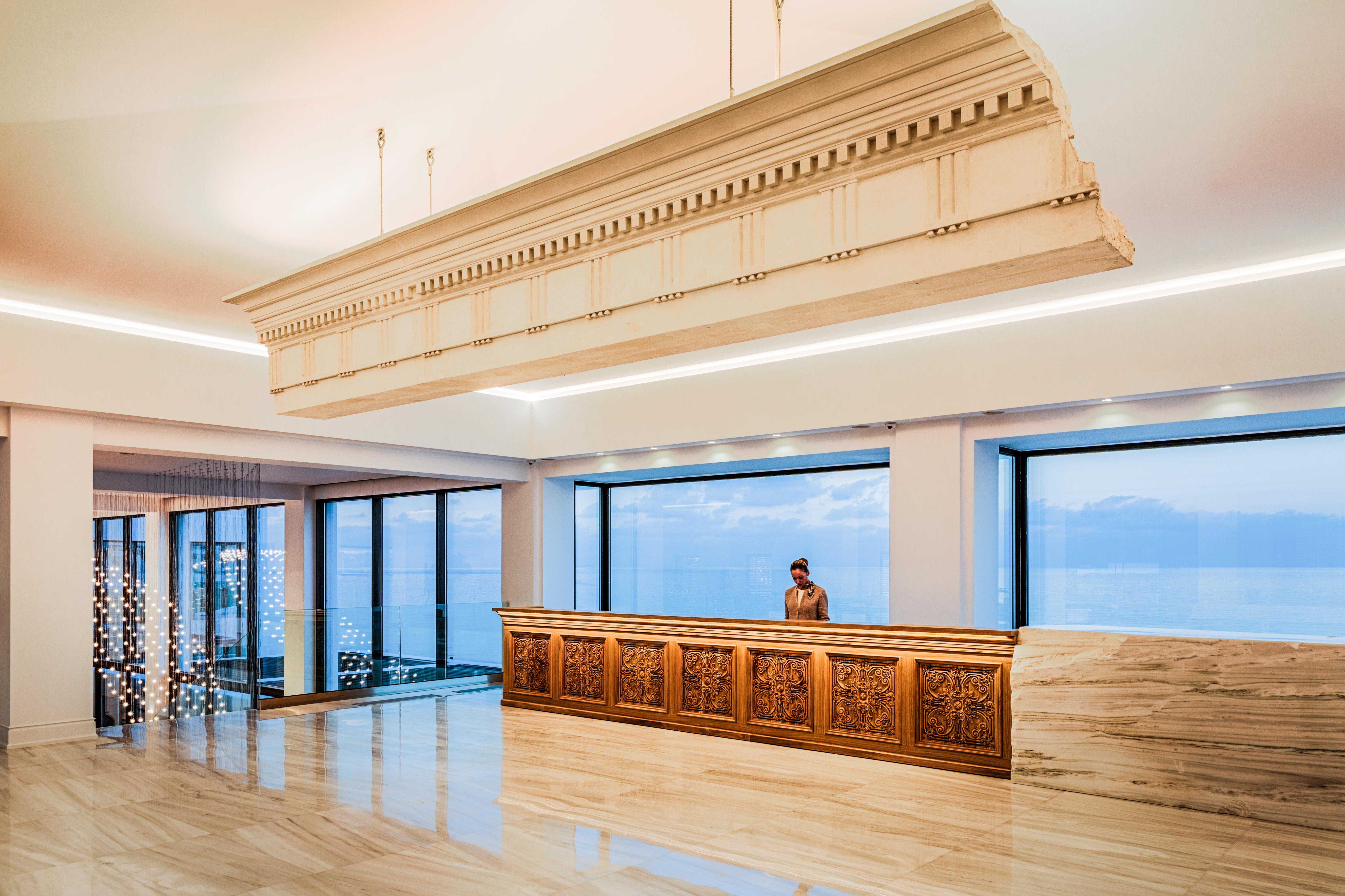 Abaton Island Resort & Spa Limenas Chersonisou Exterior foto The lobby of the hotel